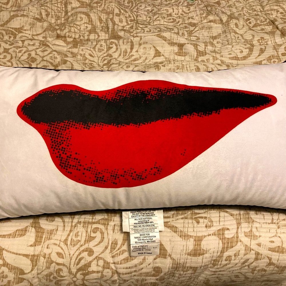 DVF for Target Kiss Toss Pillow- 14 x 30